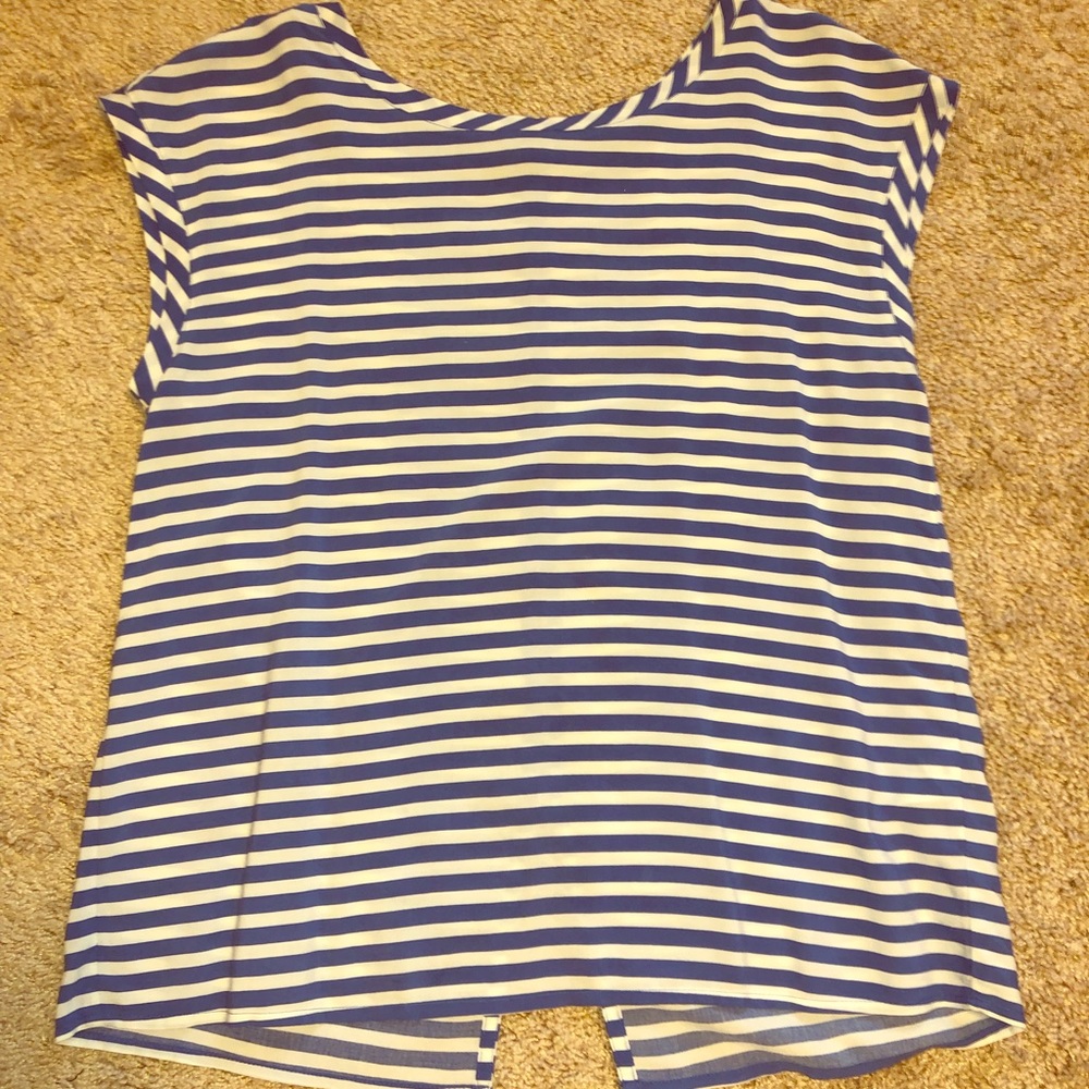 Abercrombie Stripe button back shirt